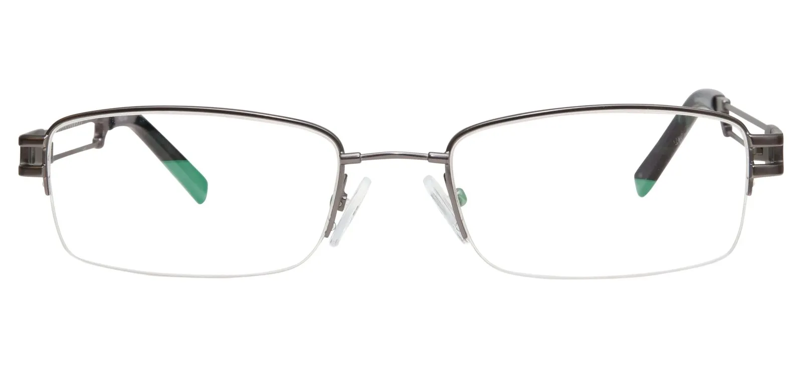 Blue Light Blocking Glasses Rectangle Half Rim 201937 Eyeglasses Includes Blue Light Blocking Lenses