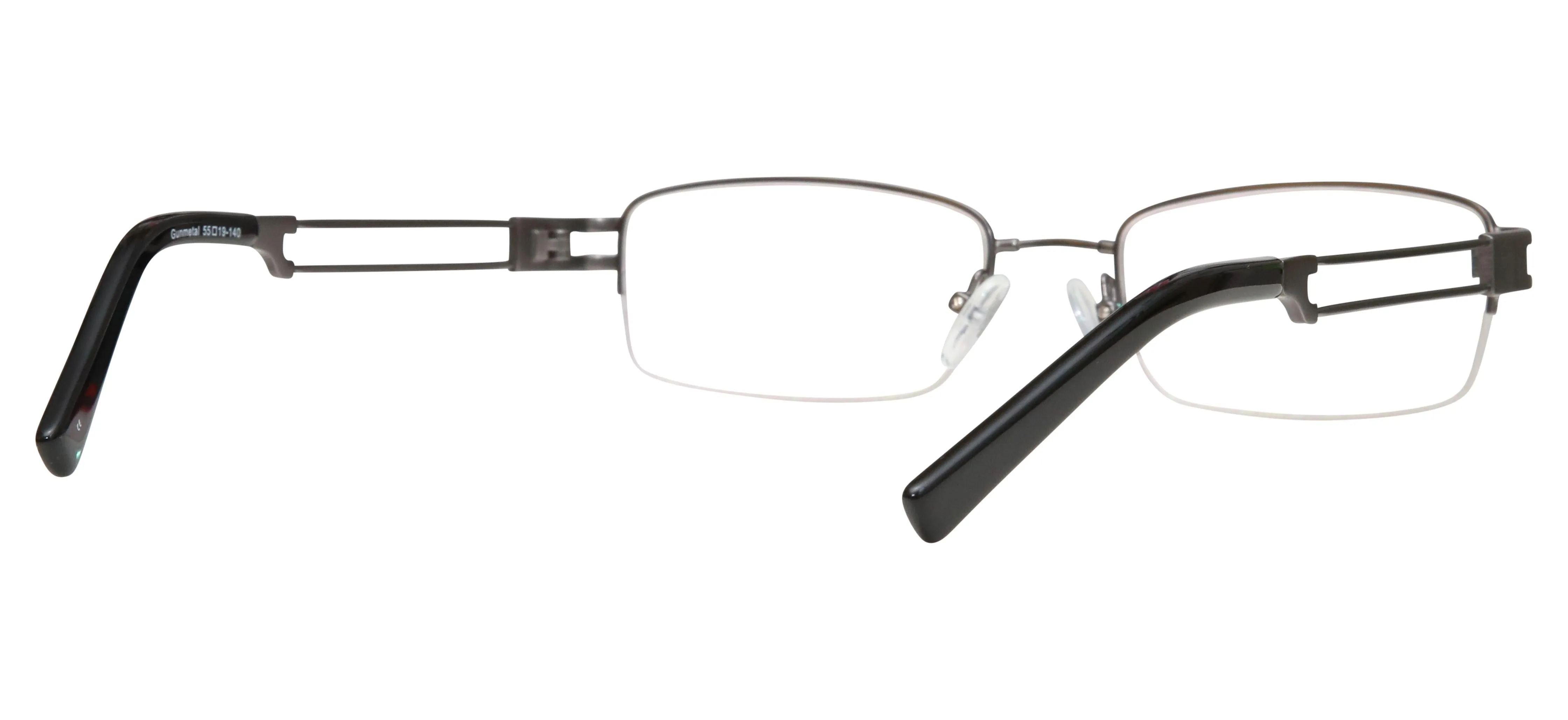 Blue Light Blocking Glasses Rectangle Half Rim 201937 Eyeglasses Includes Blue Light Blocking Lenses