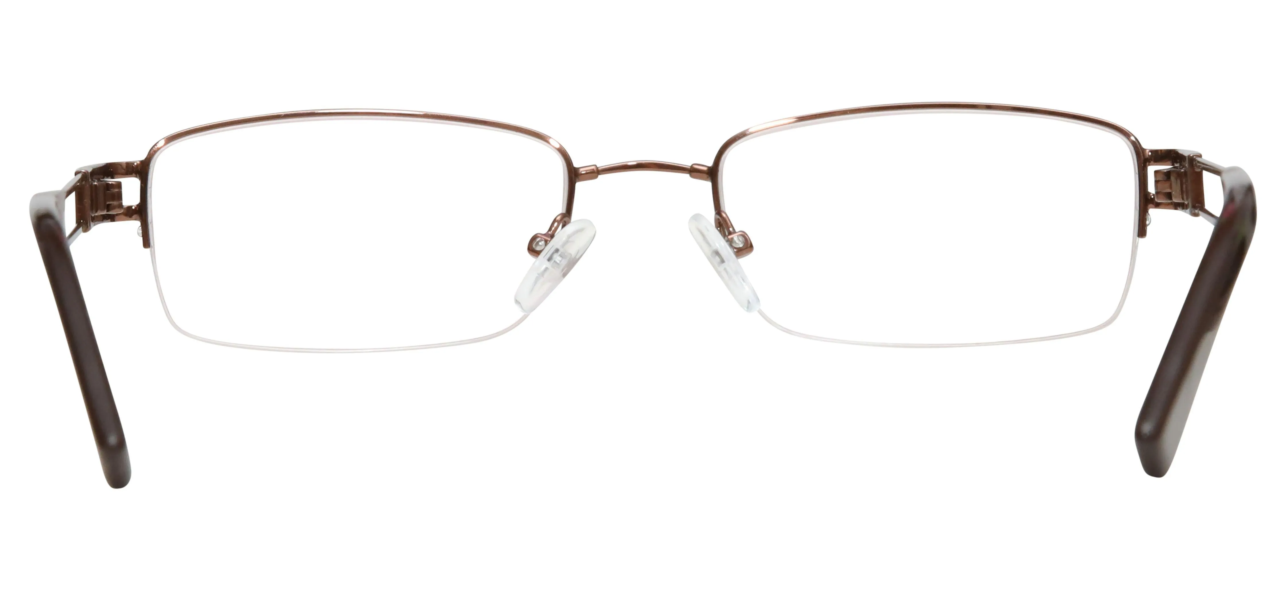 Blue Light Blocking Glasses Rectangle Half Rim 201937 Eyeglasses Includes Blue Light Blocking Lenses