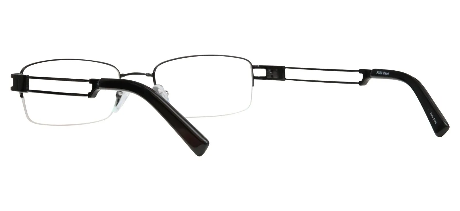 Blue Light Blocking Glasses Rectangle Half Rim 201937 Eyeglasses Includes Blue Light Blocking Lenses