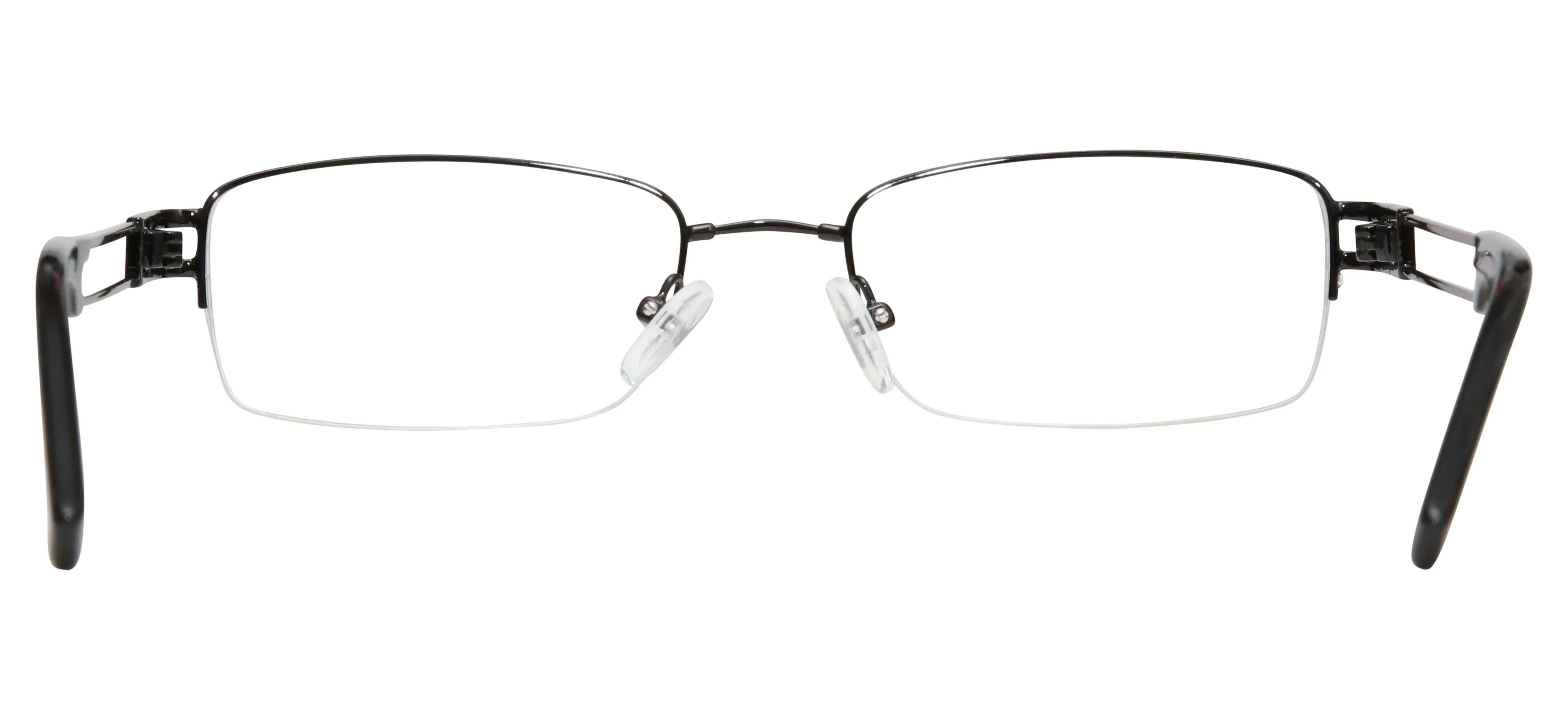 Blue Light Blocking Glasses Rectangle Half Rim 201937 Eyeglasses Includes Blue Light Blocking Lenses
