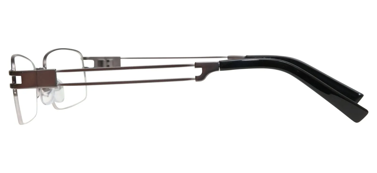 Blue Light Blocking Glasses Rectangle Half Rim 201937 Eyeglasses Includes Blue Light Blocking Lenses