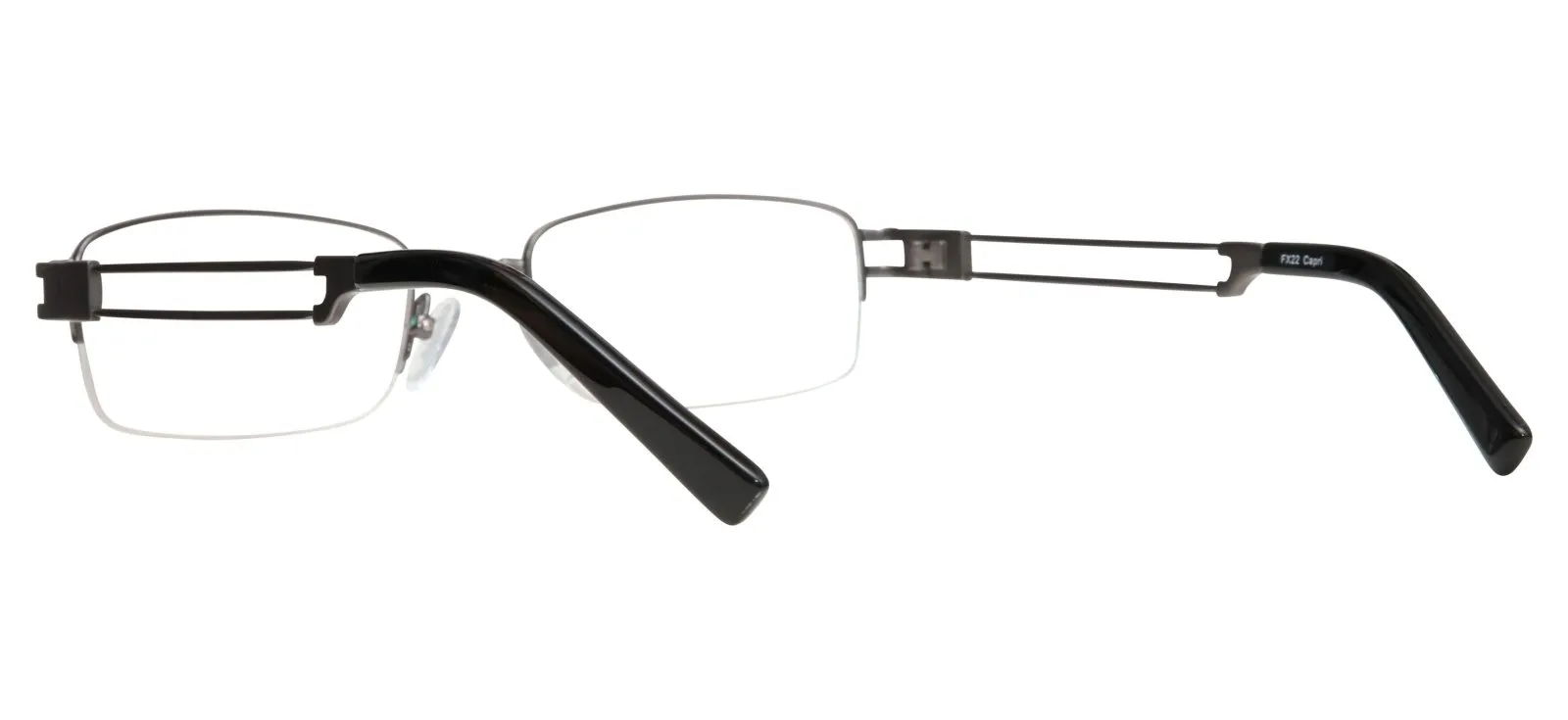 Blue Light Blocking Glasses Rectangle Half Rim 201937 Eyeglasses Includes Blue Light Blocking Lenses