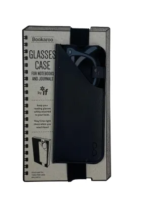 Bookaroo Glasses Case - Black - For Notebooks and Journals