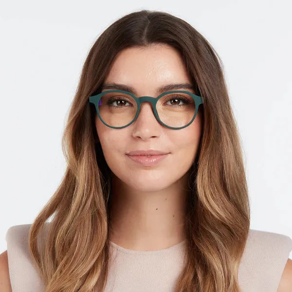Chamberi Screen Glasses - Dark Green