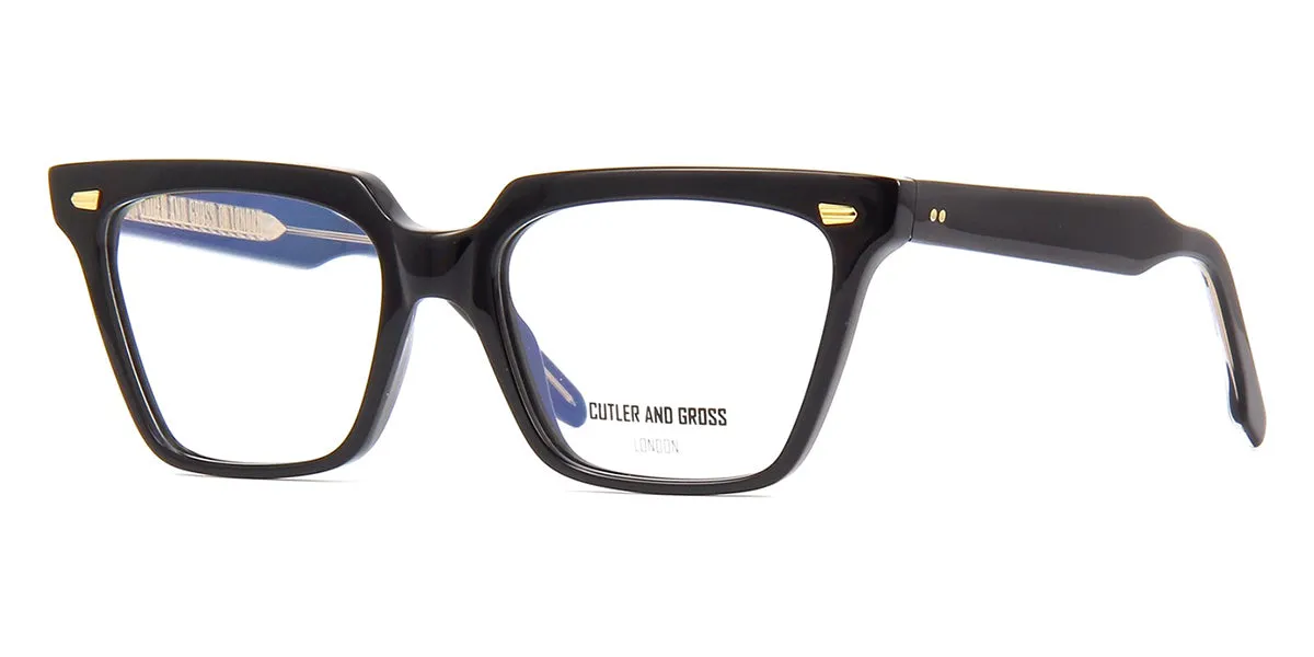 Cutler and Gross 1346 01 Black on Crystal