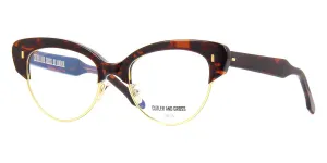Cutler and Gross 1351 02 Medium Dark Turtle and Gold