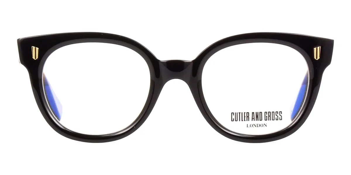 Cutler and Gross 9298 01 Black with Dark Turtle