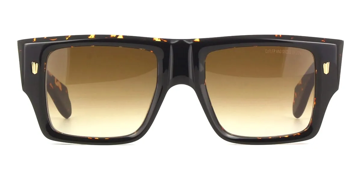 Cutler and Gross Sun 1414 02 Black on Havana