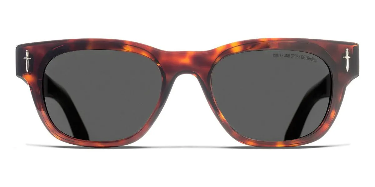 Cutler and Gross Sun x The Great Frog The Crossbones GFSN003 02 Tiger Eye Havana - As Seen On CeeLo Green & Iggy Pop