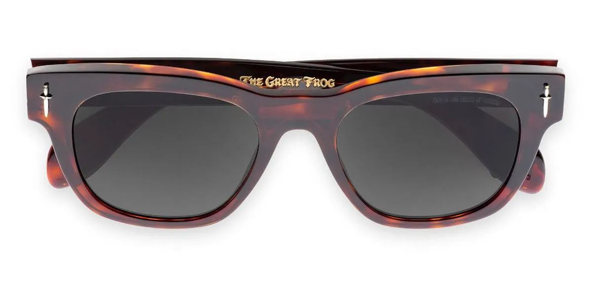 Cutler and Gross Sun x The Great Frog The Crossbones GFSN003 02 Tiger Eye Havana - As Seen On CeeLo Green & Iggy Pop