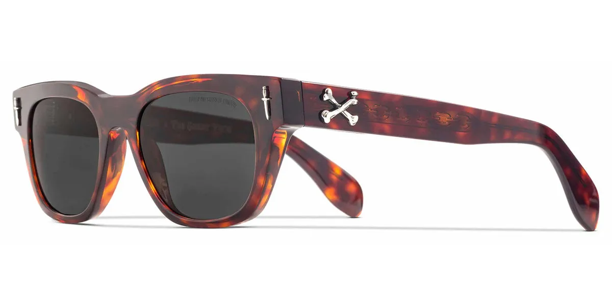 Cutler and Gross Sun x The Great Frog The Crossbones GFSN003 02 Tiger Eye Havana - As Seen On CeeLo Green & Iggy Pop