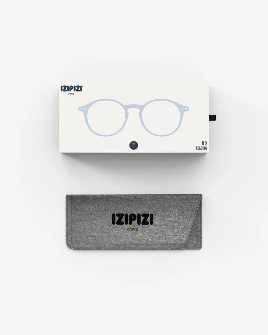 #D Reading Glasses - Frozen Blue