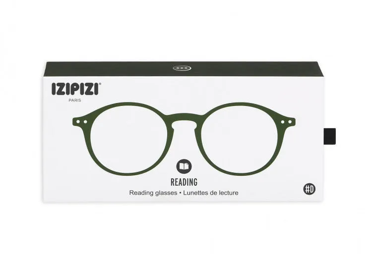 #D Reading Glasses - Green Crystal