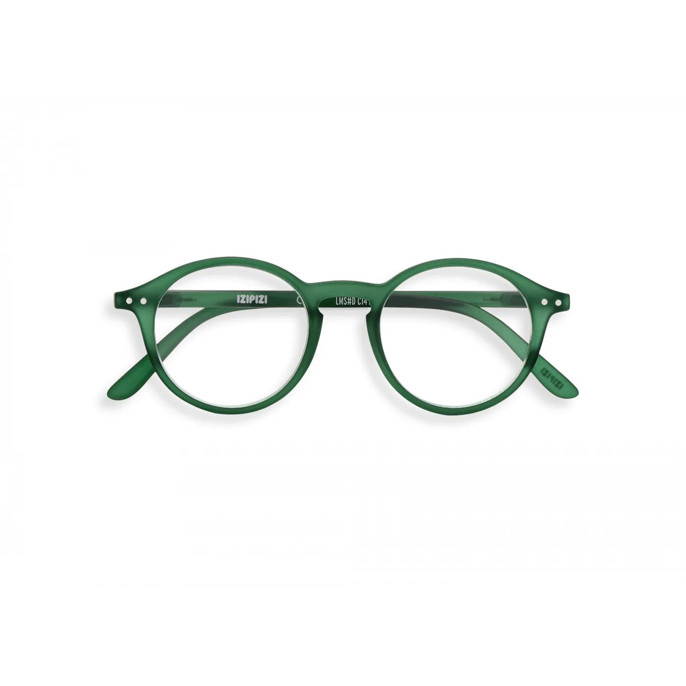 #D Reading Glasses - Green Crystal