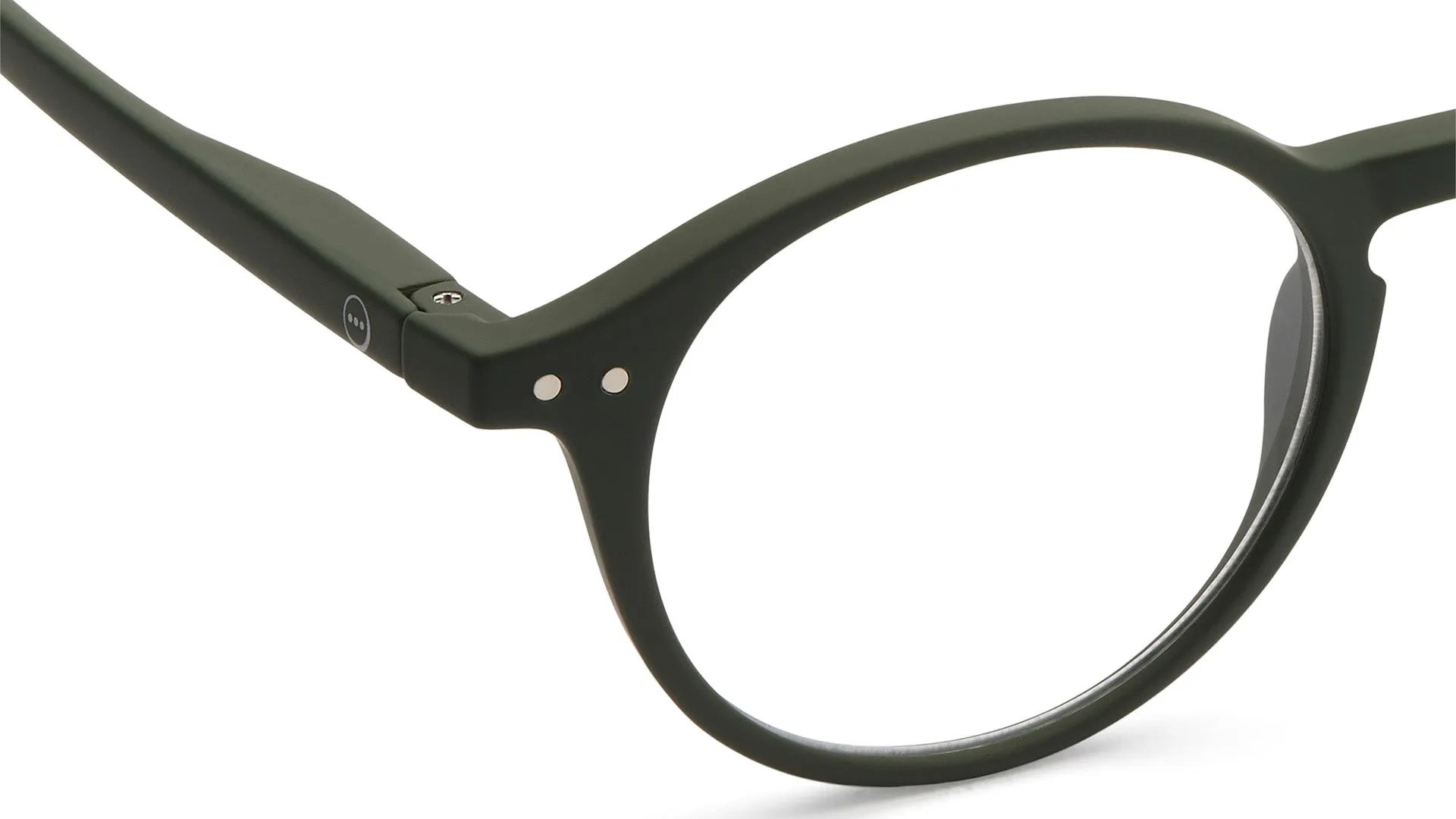 #D Reading Glasses - Kaki Green