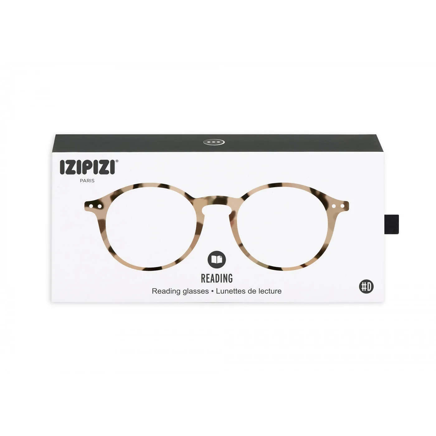 #D Reading Glasses - Light Tortoise