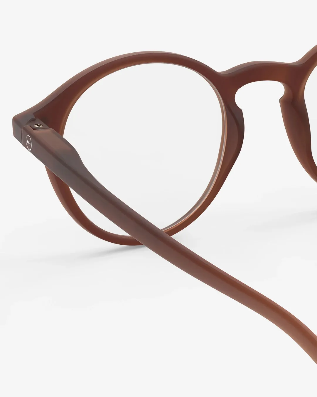 #D Reading Glasses - Mahogany