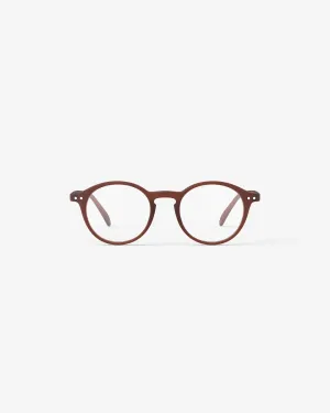 #D Reading Glasses - Mahogany