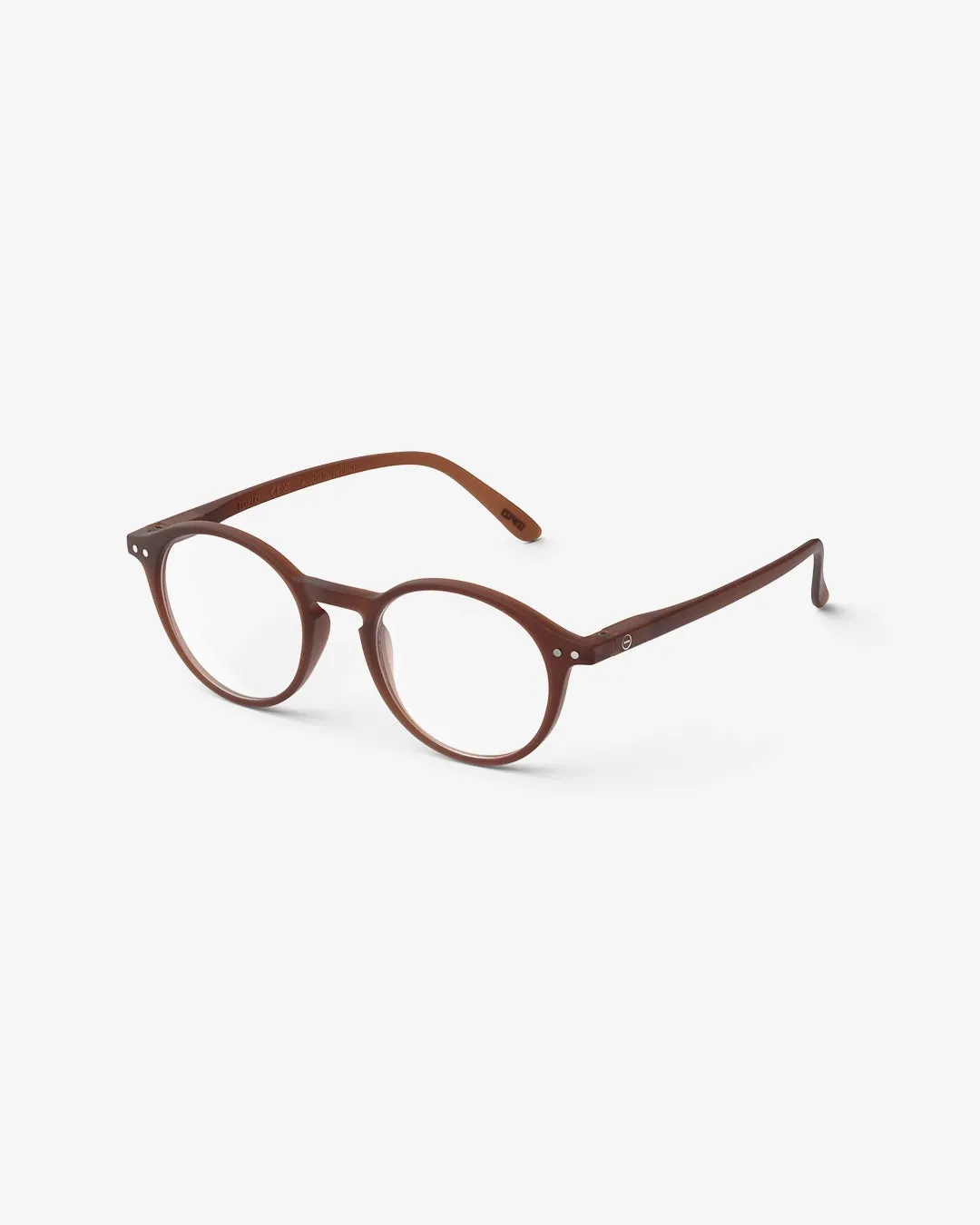 #D Reading Glasses - Mahogany