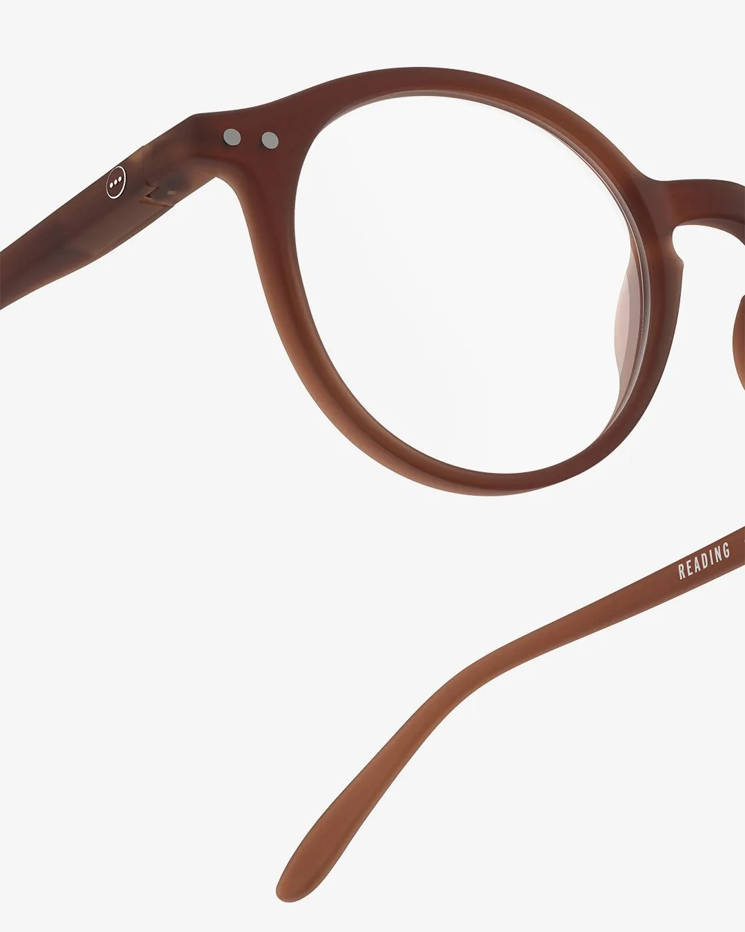 #D Reading Glasses - Mahogany