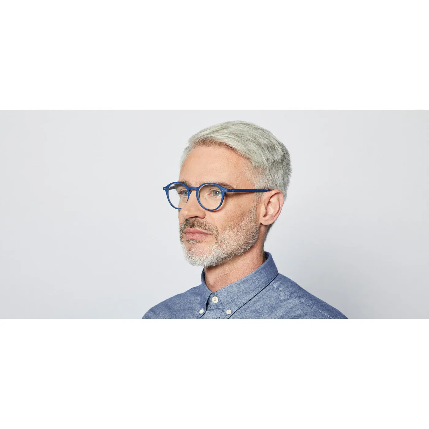 #D Reading Glasses - Navy Blue