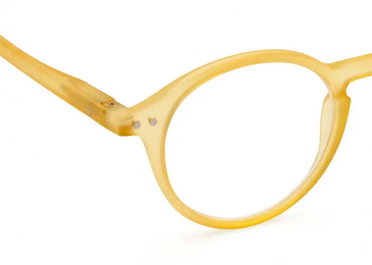#D Reading Glasses - Yellow Honey