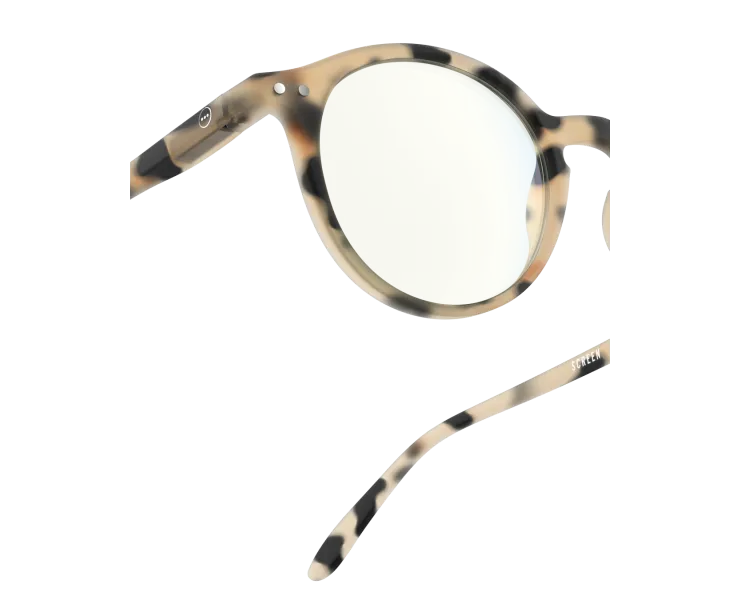 #D Screen Protection Glasses - Light Tortoise