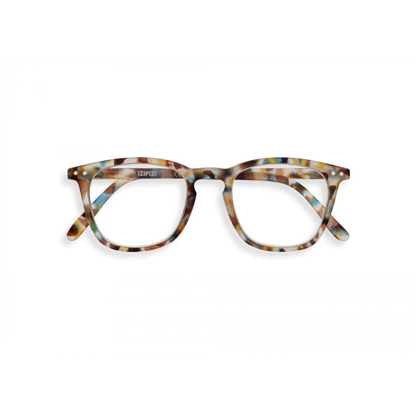 #E Reading Glasses - Blue Tortoise