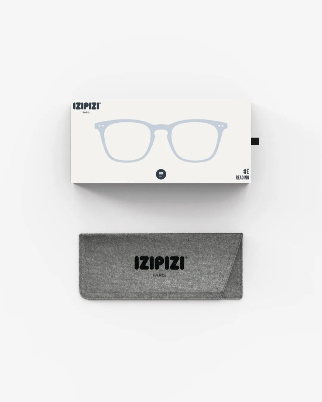 #E Reading Glasses - Frozen Blue