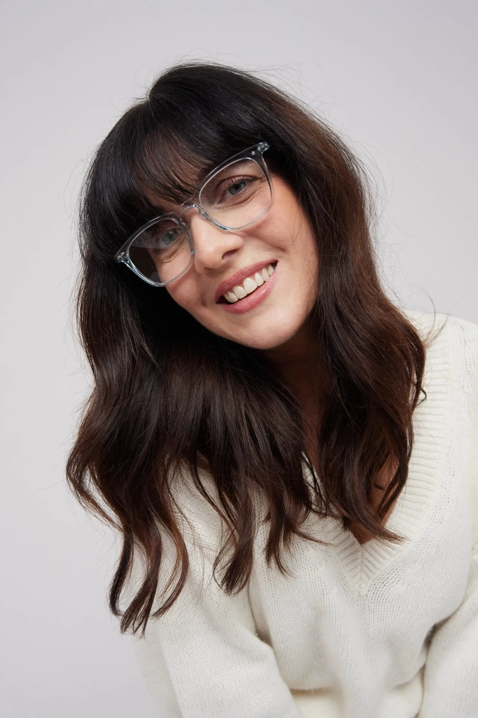 #E Reading Glasses - Frozen Blue