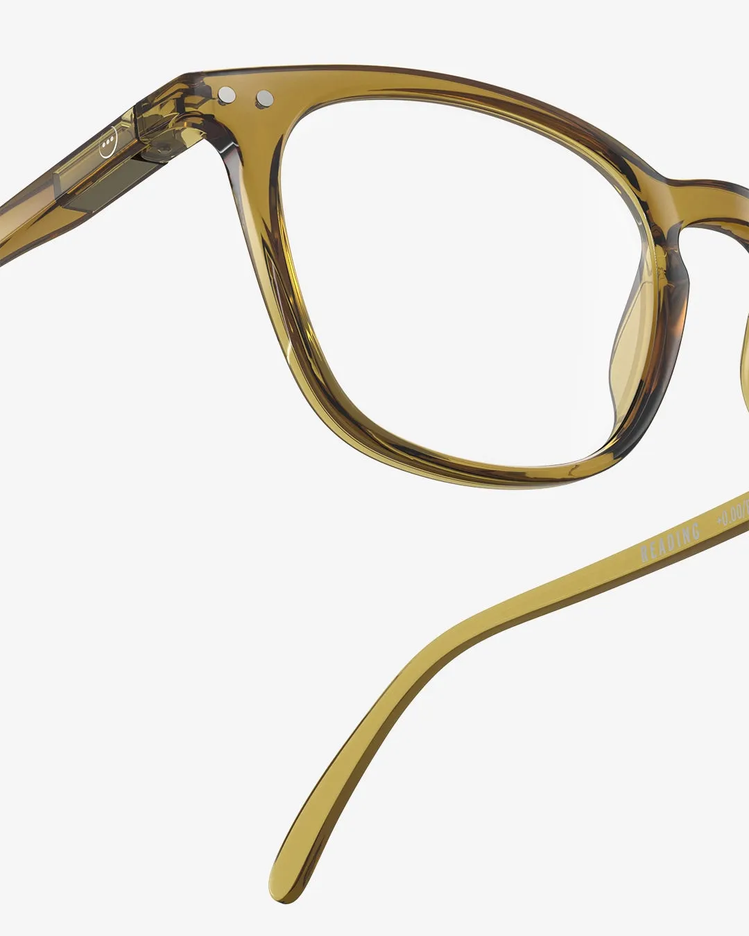 #E Reading Glasses - Golden Green