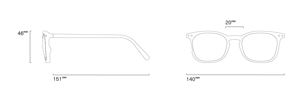 #E Reading Glasses - Golden Green