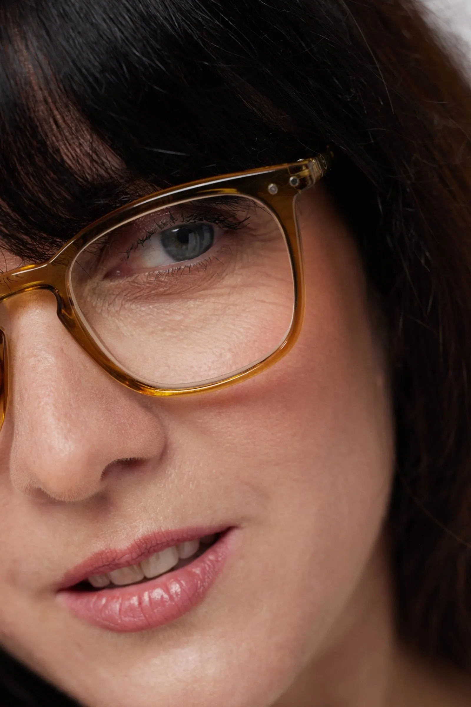 #E Reading Glasses - Golden Green