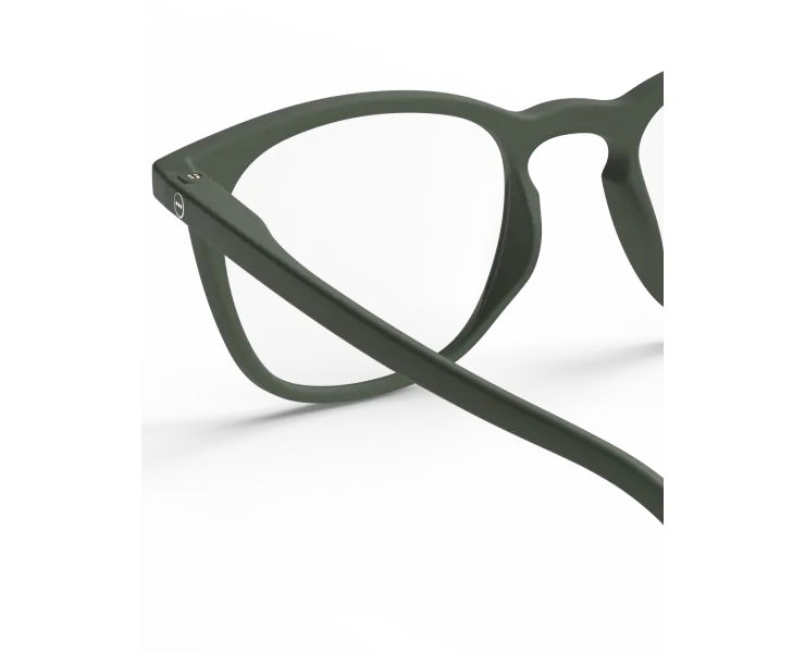 #E Reading Glasses - Kaki Green