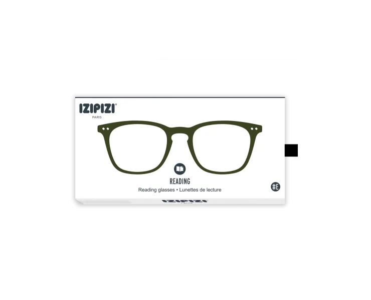#E Reading Glasses - Kaki Green