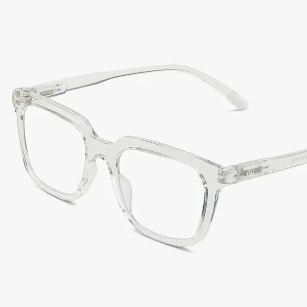 Holly Glossy Screen Glasses - Crystal