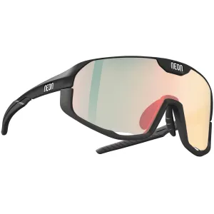 Neon Volcano glasses - Black mat photored
