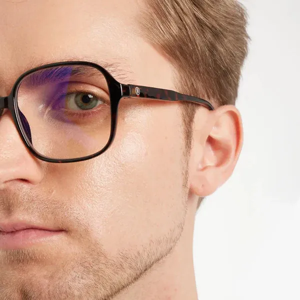 Pascal Glossy Screen Glasses - Tortoise