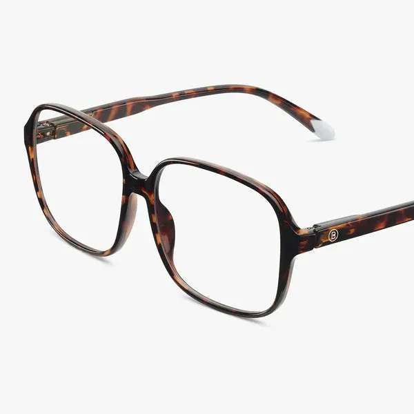 Pascal Glossy Screen Glasses - Tortoise