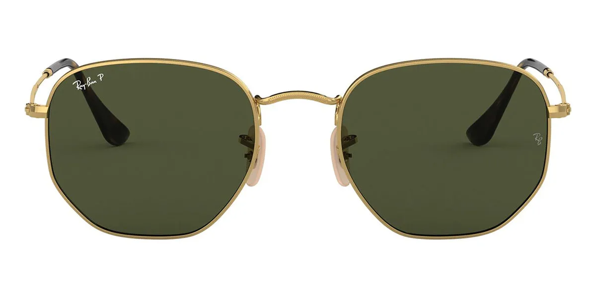 Ray-Ban Hexagonal RB 3548N 001/58 Polarised - As Seen On Taehyung & Montana Brown