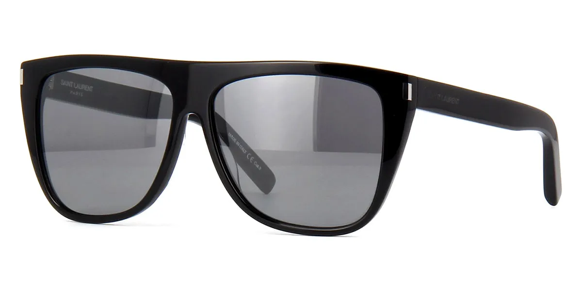 Saint Laurent Sun SL1 Black/Grey Mirrored 001