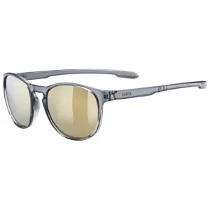 Uvex LGL 53 glasses - Smoke Mirror Gold